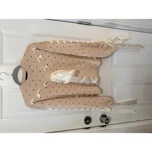 Aleeza Bianca Pink Bow Sweater